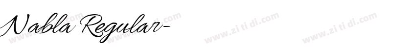 Nabla Regular字体转换 Nabla Regular字体转换